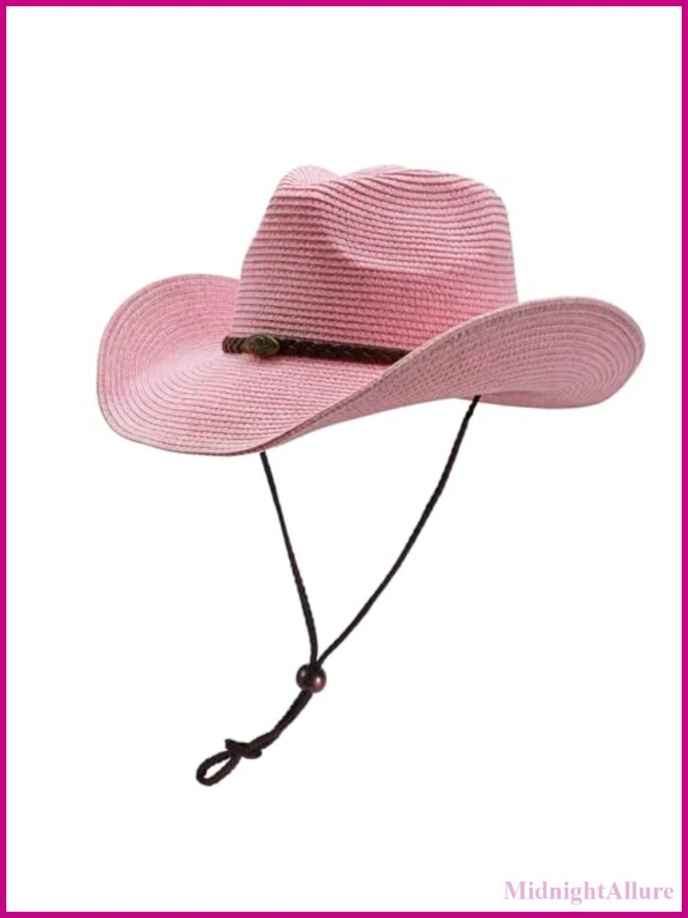 Wide Brim Straw Cowboy Hat Shapeable Western Sun Hat Beach